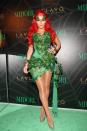 <p>TV personality Kim Kardashian stunned as the poisonous villain at the Midori Green Halloween costume party at New York City's Lavo in 2011.</p>