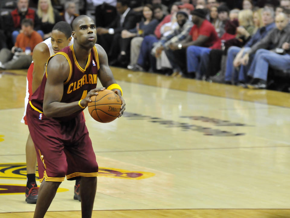 當時克利夫蘭騎士失去了LeBron James，靠Antawn Jamison帶隊苦戰。（Photo by David Dermer/Diamond Images/ Getty Images）