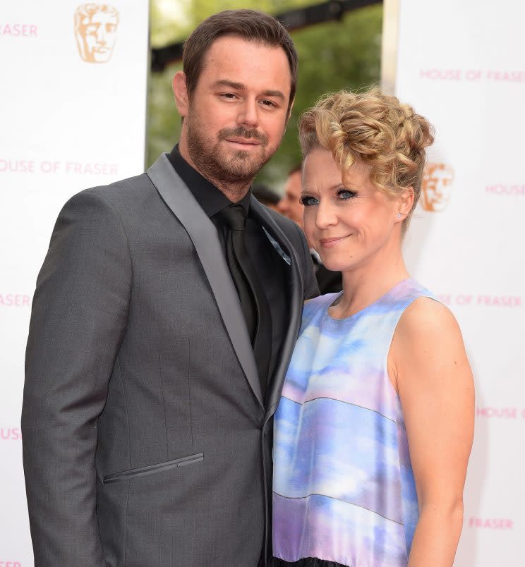 Danny’s co-star Kellie Bright helped Danny move into his new flat.