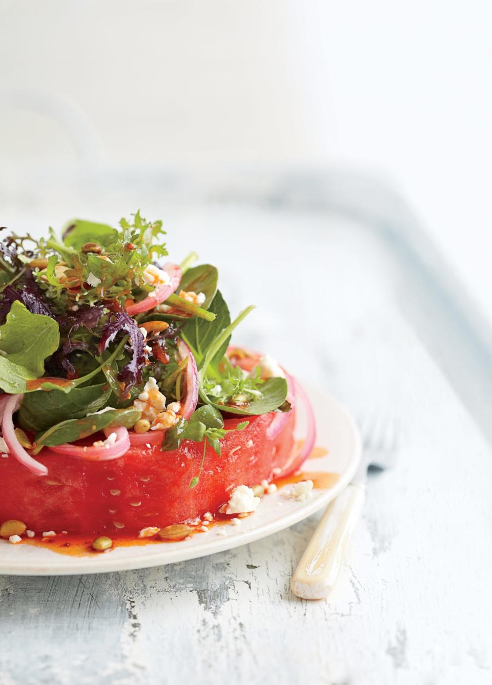 Watermelon "Steak" Salad