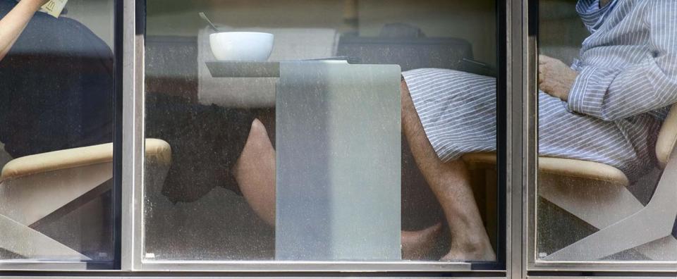 <b>Arne Svenson, The Neighbors #1, 2012, pigment print, 63 x 26", ed. 5</b>