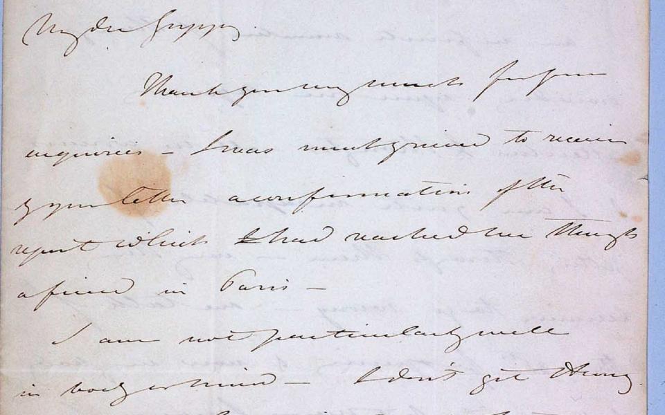 A letter written in 1838 when Brunel was 32 years old. - Credit:  Brunel Institute 