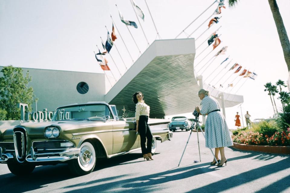 Tropicana Las Vegas, which opened on the city’s famed Strip in 1957, quickly became a celebrity and tourist hotspot as Sin City grew in size and popularity (Hy Peskin/Getty)