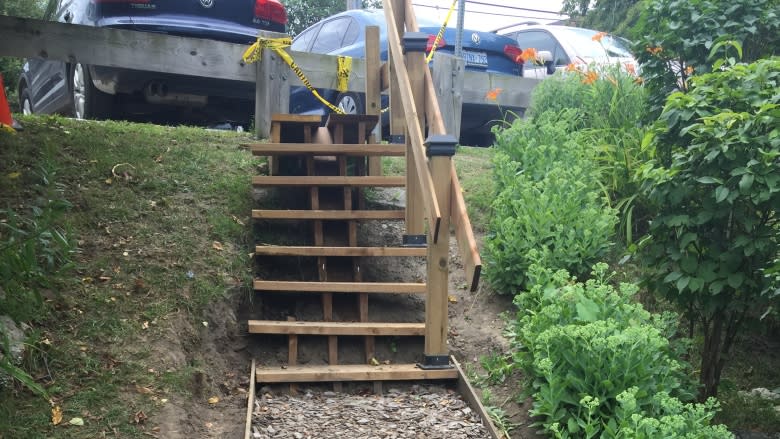 Etobicoke man's park staircase a hit with neighbours, but mayor warns against copycats