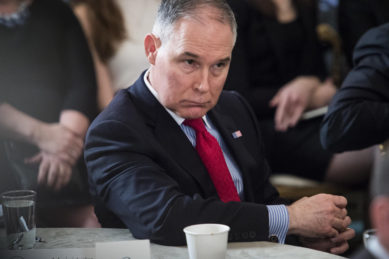 EPA Administrator Scott Pruitt is facing&nbsp;mounting calls to step down.&nbsp; (Photo: The Washington Post via Getty Images)