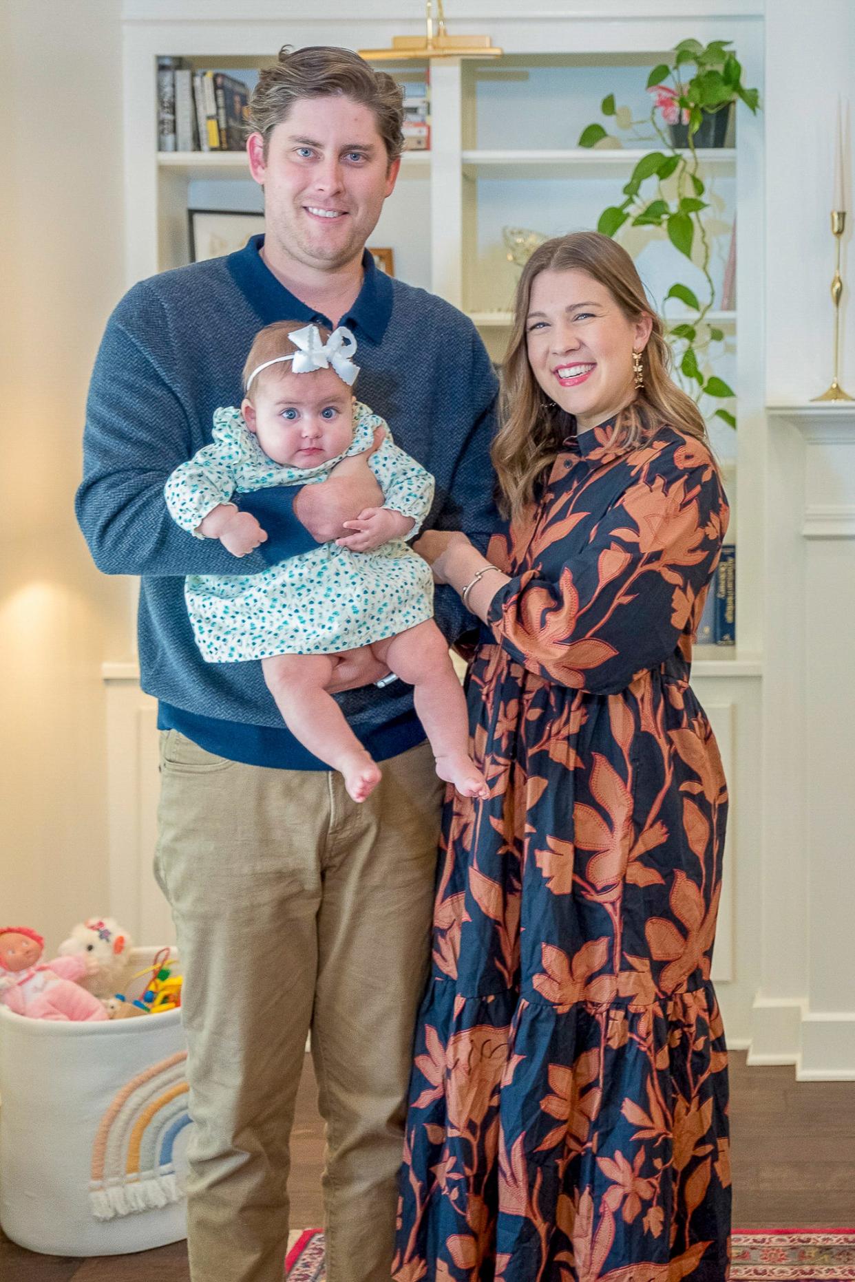 Thomas, Karey and Heidi Baxter love their new home in Arlington