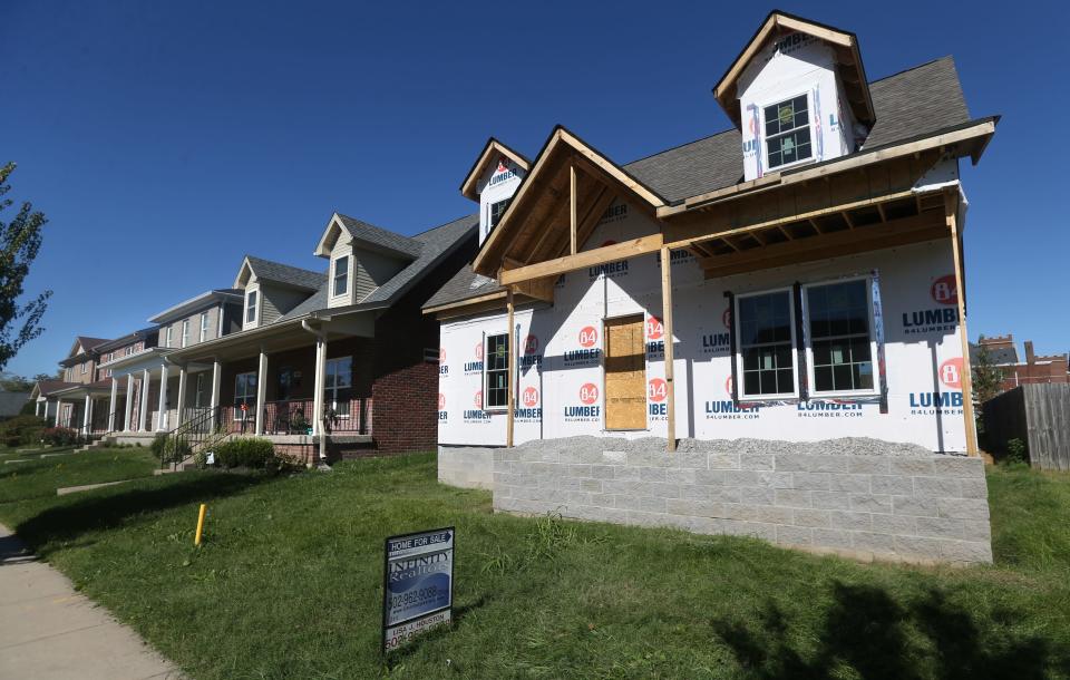 A new house on Cedar St. was built by Rebound which sells them to first-time buyers.Oct. 18, 2021