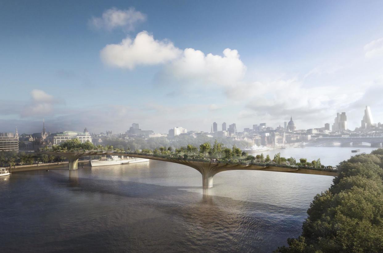 Boris Johnson has refused to participate in a review of the failed bridge proejct: PA