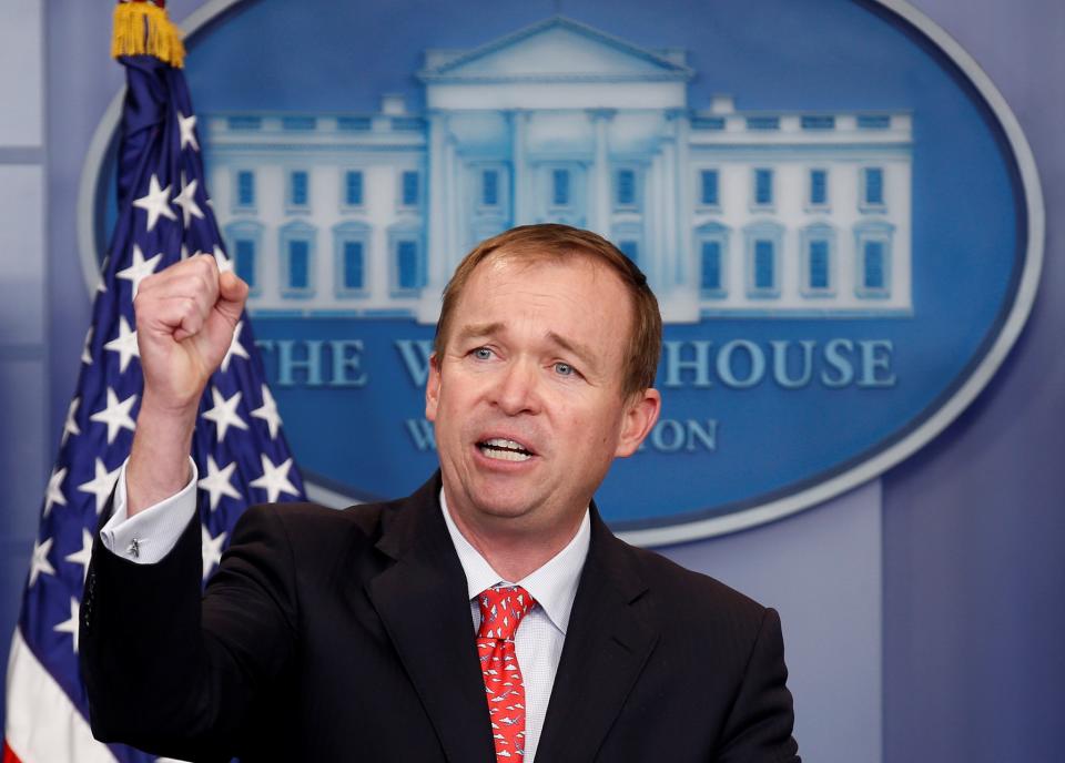 Mick Mulvaney speaks about the budget