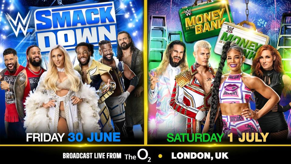 wwe smackdown money in the bank london