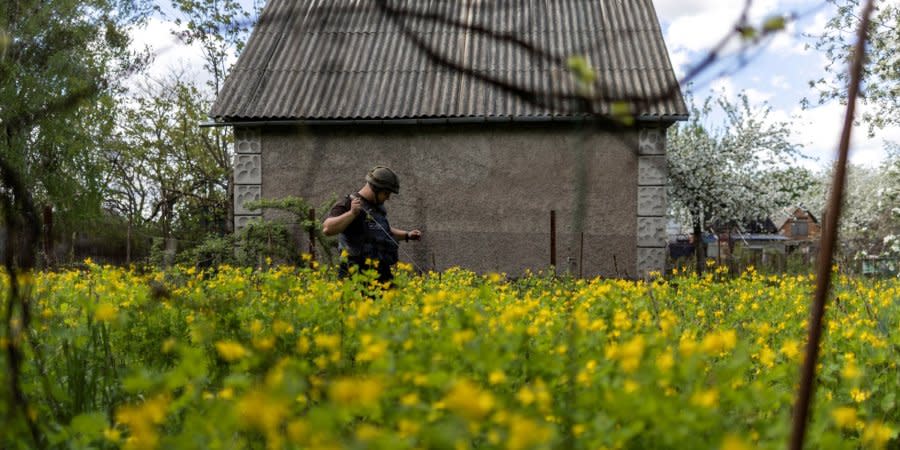 Demining work continues in Borodyanka, Kyiv Oblast.