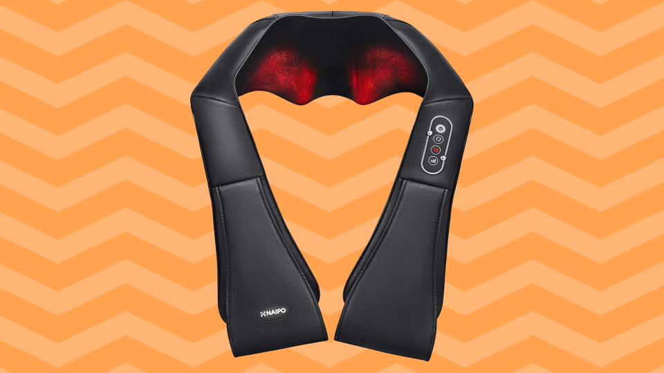 Save 53 percent on this Naipo Shiatsu Back and Neck Massager. (Photo: Amazon)