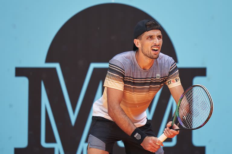 Pedro Cachin venció a Frances Tiafoe en Madrid y avanzó a los 8vos de final