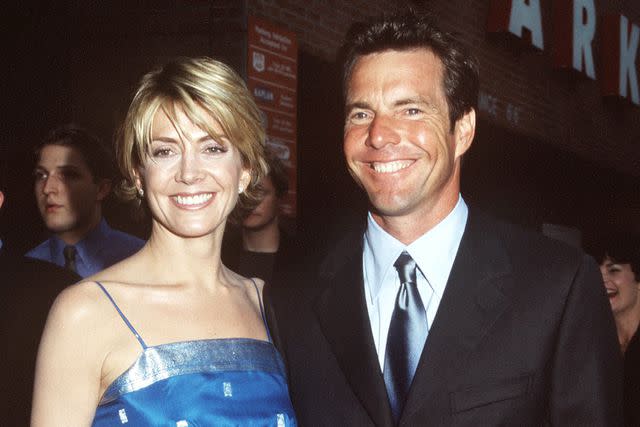 <p>Barry King/Getty</p> Natasha Richardson and Dennis Quaid