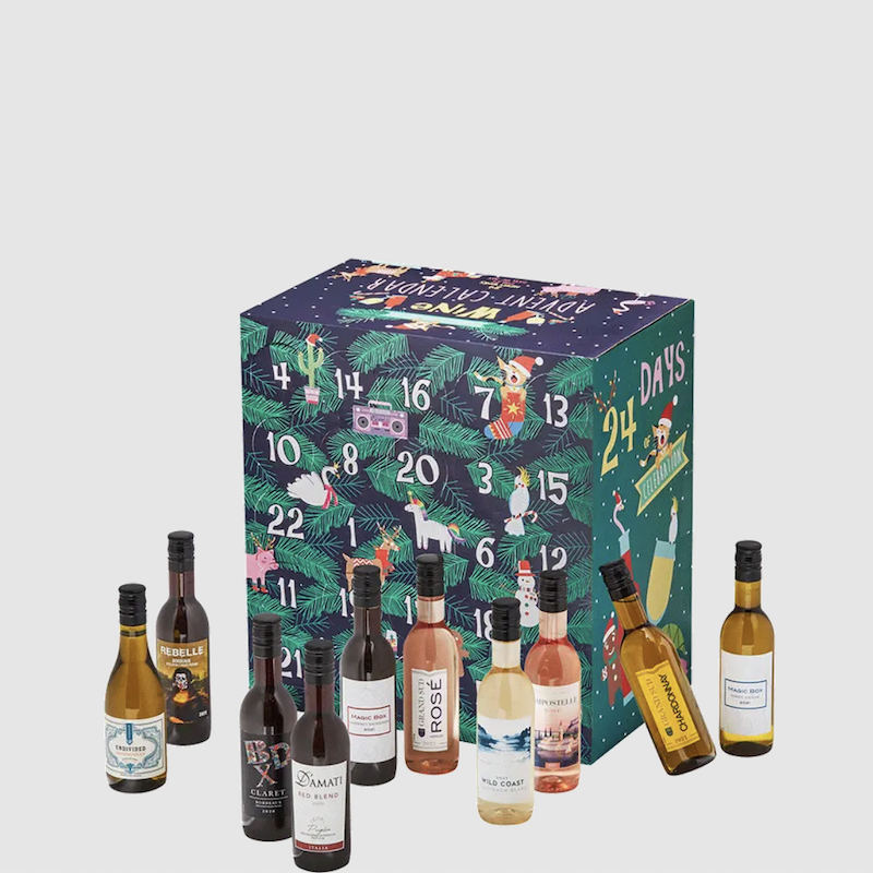 <p><a href="https://go.redirectingat.com?id=74968X1596630&url=https%3A%2F%2Fwww.totalwine.com%2Fwine%2Fgift-baskets-sets%2Fgift-baskets%2Fmost-wonderful-wine-advent-calendar%2Fp%2F2126223342%3Fs%3D303%26igrules%3Dtrue&sref=https%3A%2F%2Fwww.esquire.com%2Ffood-drink%2Fdrinks%2Fg38013923%2Fbest-wine-advent-calendars%2F" rel="nofollow noopener" target="_blank" data-ylk="slk:Shop Now;elm:context_link;itc:0;sec:content-canvas" class="link ">Shop Now</a></p><p>Most Wonderful Wine Advent Calendar</p><p>$79.99</p>