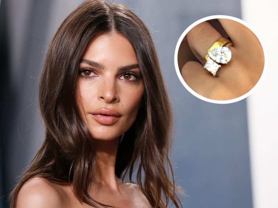 emily ratajkowski engagement ring