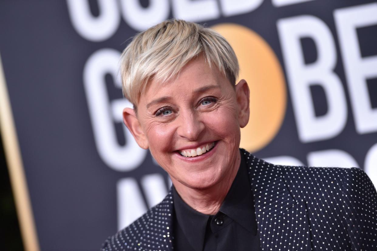 Mandatory Credit: Photo by Shutterstock (10518733du)Ellen DeGeneres77th Annual Golden Globe Awards, Arrivals, Los Angeles, USA - 05 Jan 2020.