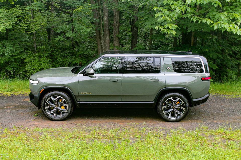 The Rivian R1S electric SUV.