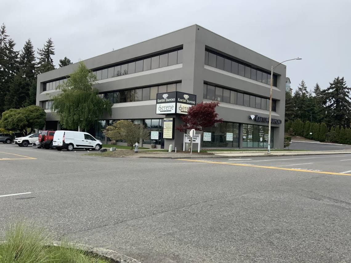 The office/retail building at 4218 S. Steele St., near the Tacoma Mall, recently sold for $6.5 million to an Oregon development firm.
