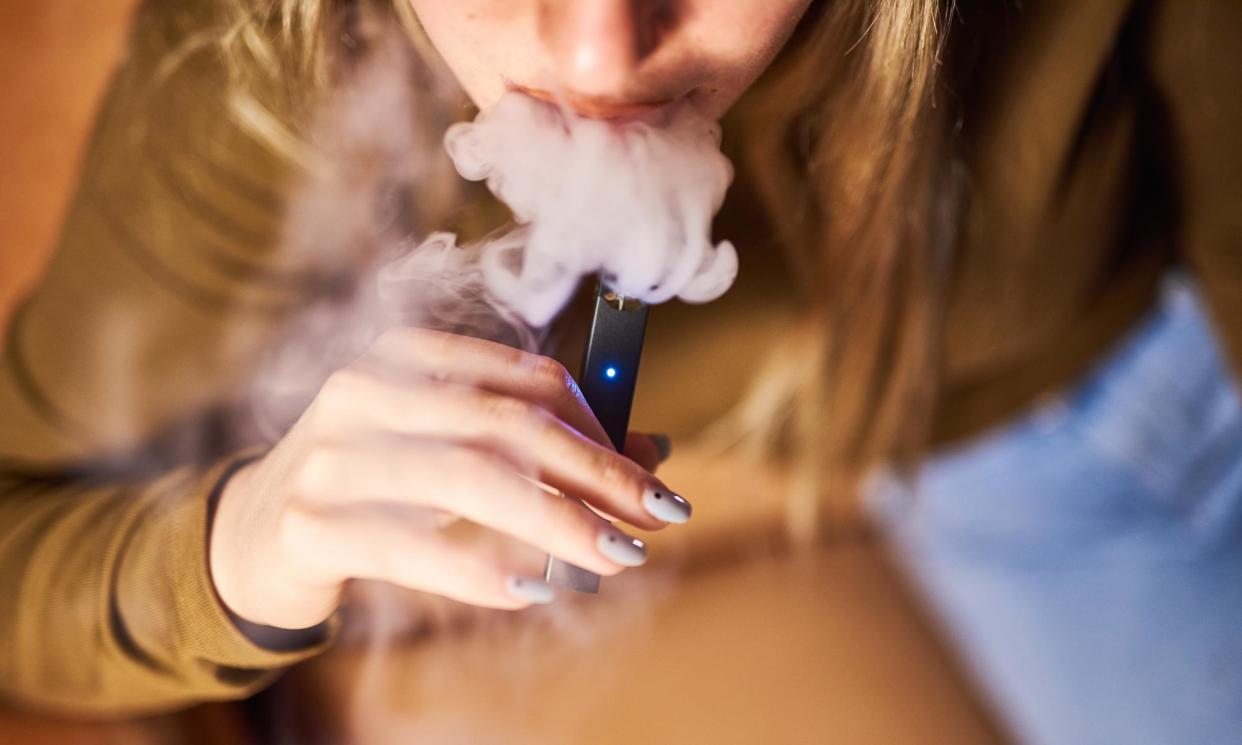 <span>The UK vaping tax tax would be similar to 15 schemes in European countries, including Germany.</span><span>Photograph: Bloomberg/Getty Images</span>