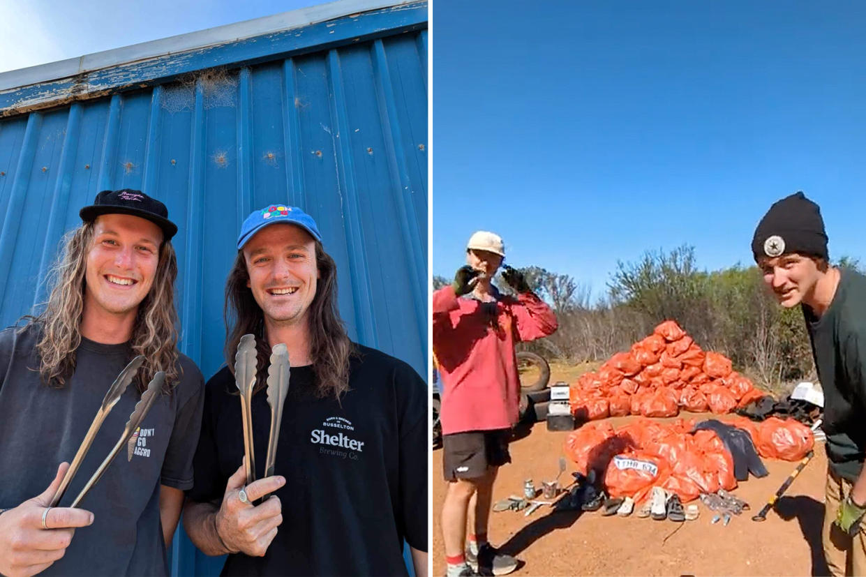 Young Aussie mates fighting to save free campsites from 'appalling' problem