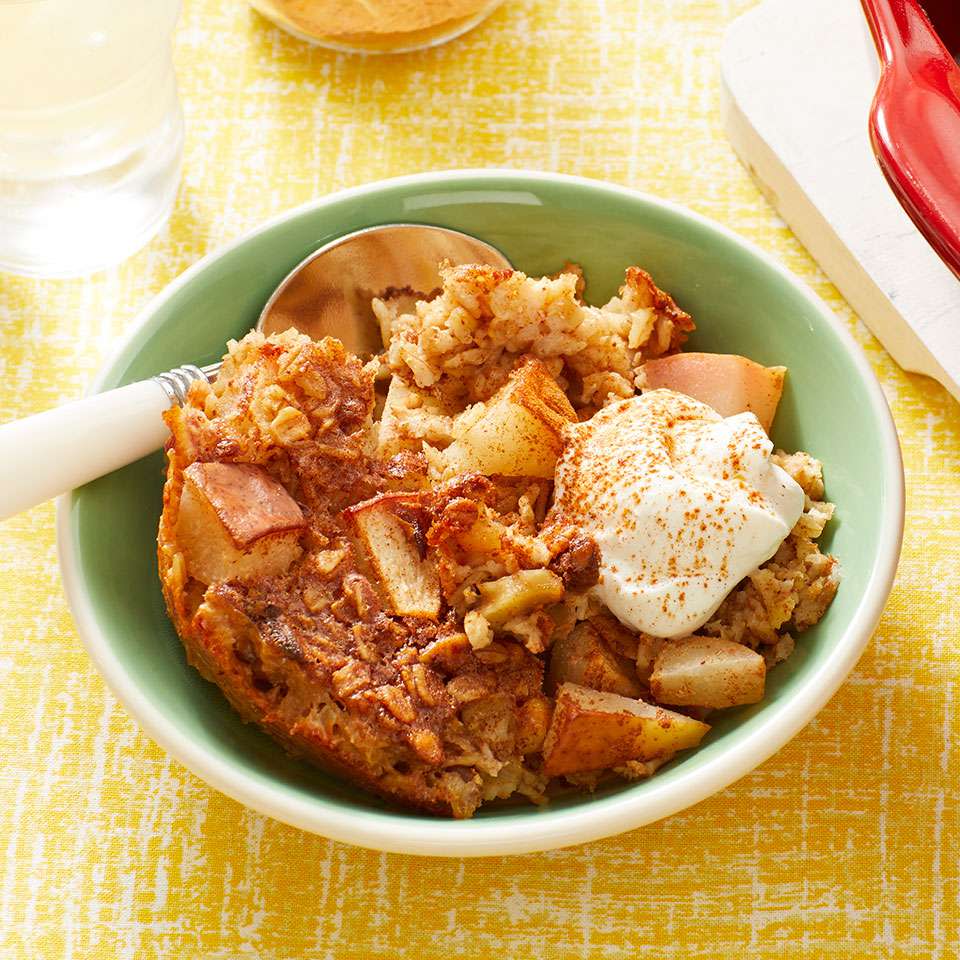 Baked Oatmeal with Pears