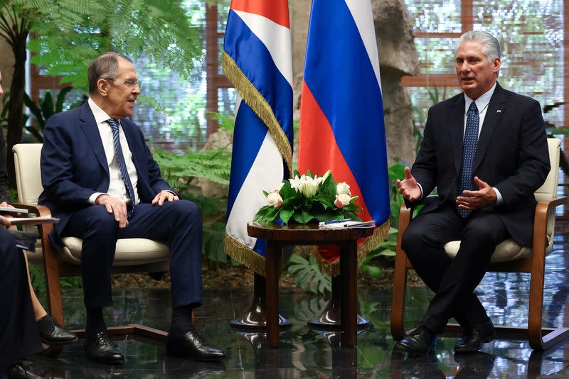 Russian Foreign Minister Lavrov visits Cuba