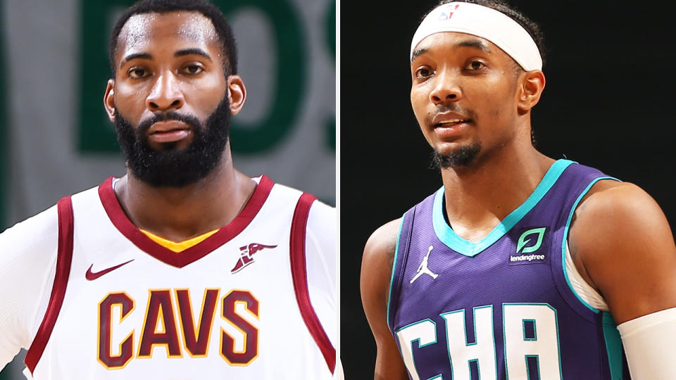 Cleveland's Andre Drummond and Charlotte's Devonte Graham were fantasy stars that have found themselves in tough situations mid-season. Pictures: Getty Images