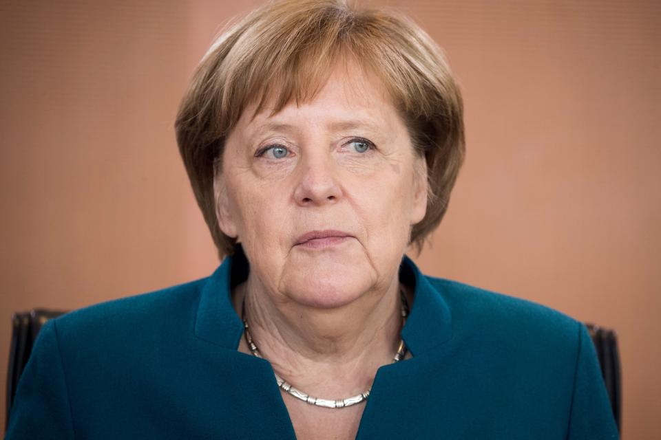 Angela Merkel bekommt am 30. Mai 2019 an der Harvard University die Ehrendoktorwürde verliehen. (Bild: Getty Images)