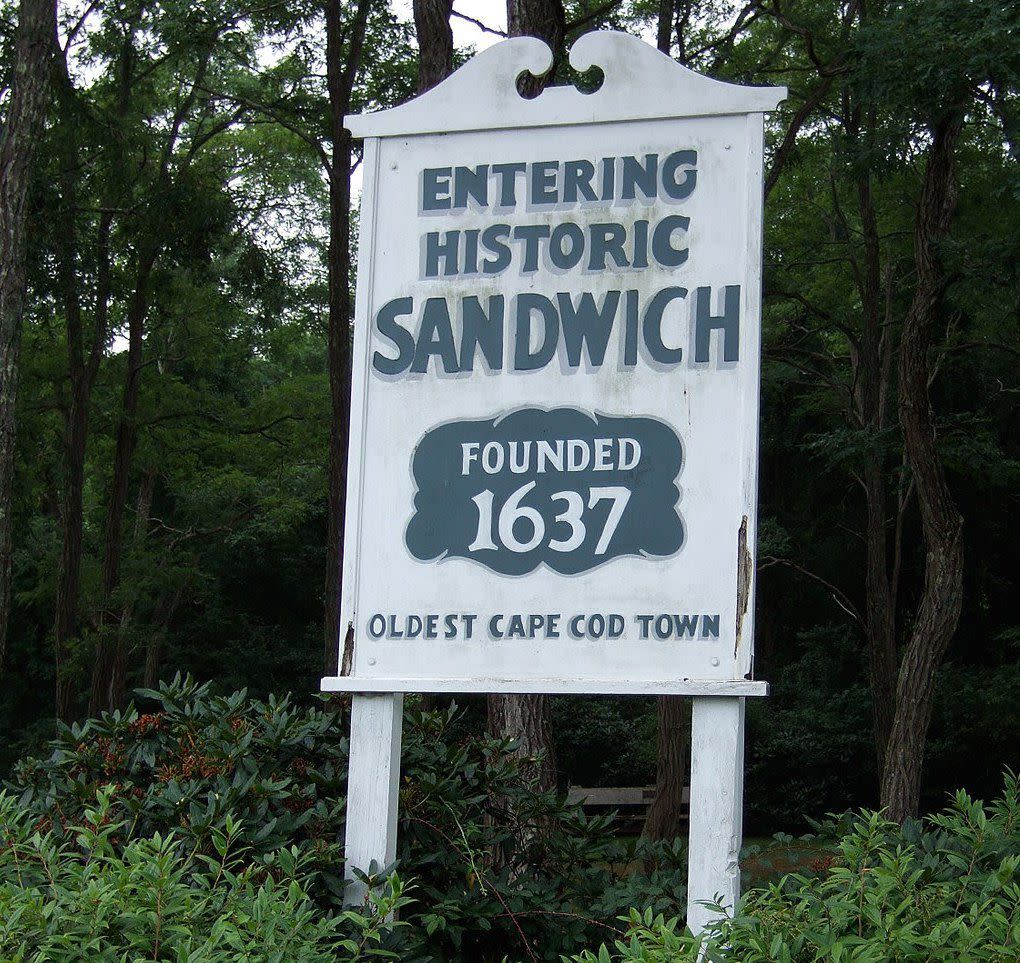 Sandwich (Massachusetts) Town Sign