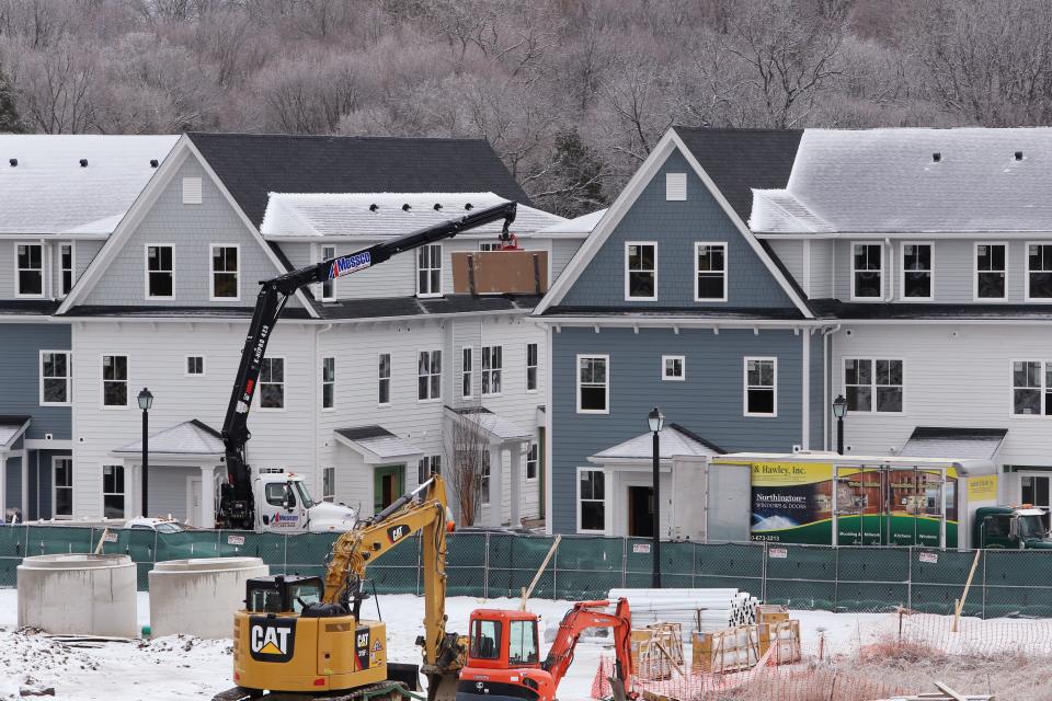 Finishing touches are being done on the first phase of Eastdale Village in the Town of Poughkeepsie on December 18, 2019. 