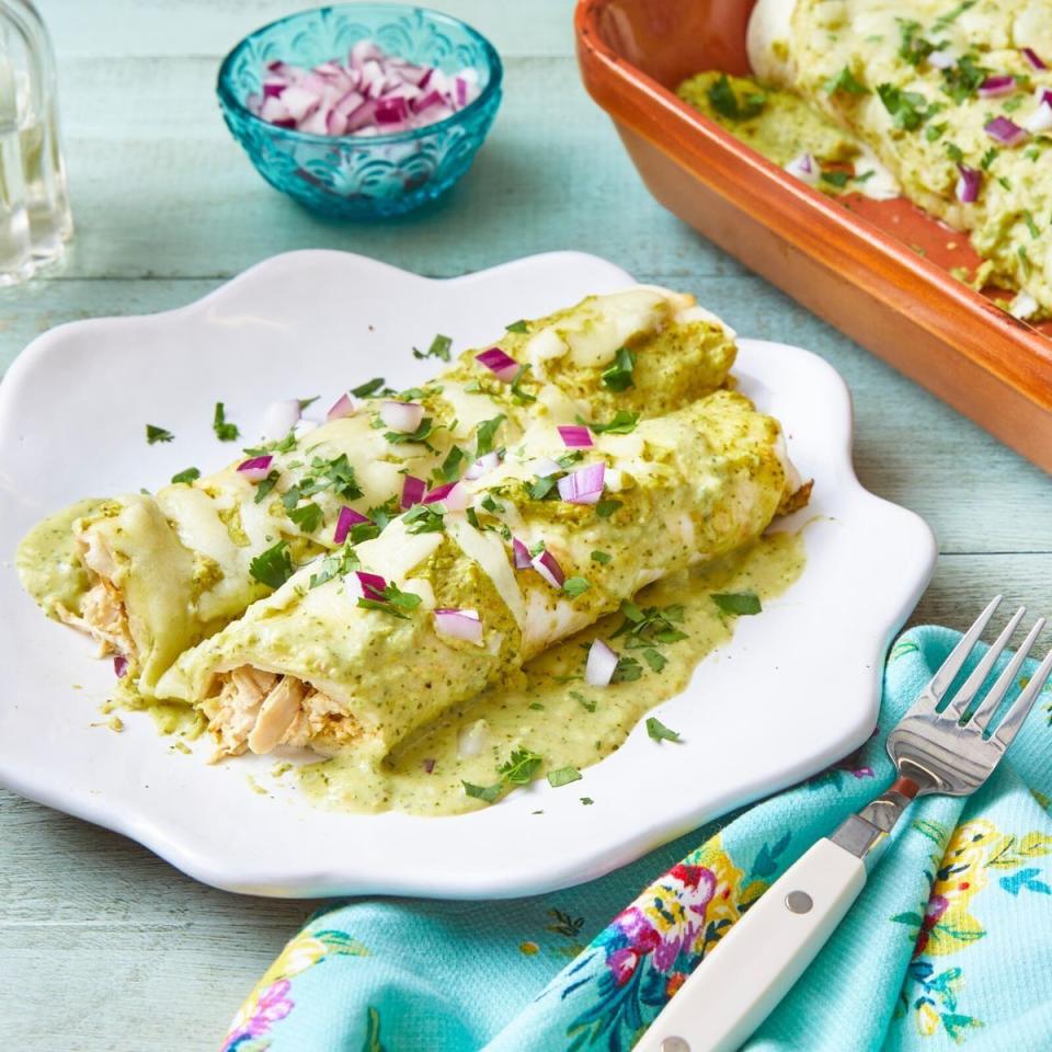 enchiladas verde