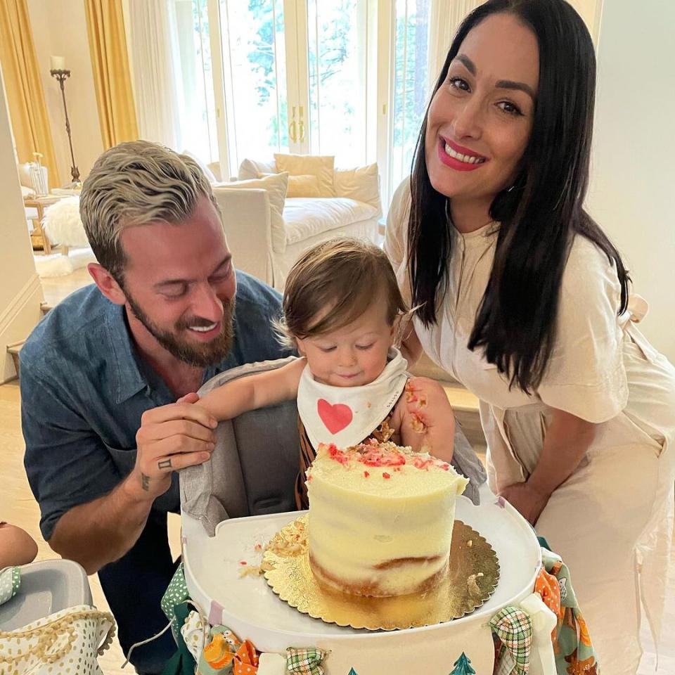 Nikki Bella and Artem Celebrate Son's First Birthday