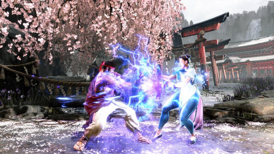 street fighter 6, ryu versus chun li