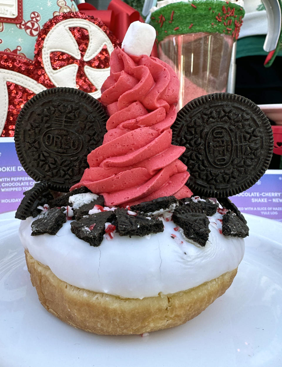 Peppermint Cookie Donut