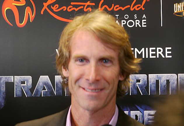 Michael Bay.  (Yahoo! photo/Fann Sim)