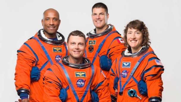 PHOTO: Crew assignments for the four astronauts who will venture around the Moon on Artemis II are Commander Reid Wiseman, Pilot Victor Glover, Mission Specialist 1 Christina Hammock Koch, and Mission Specialist 2 Jeremy Hansen. (NASA)