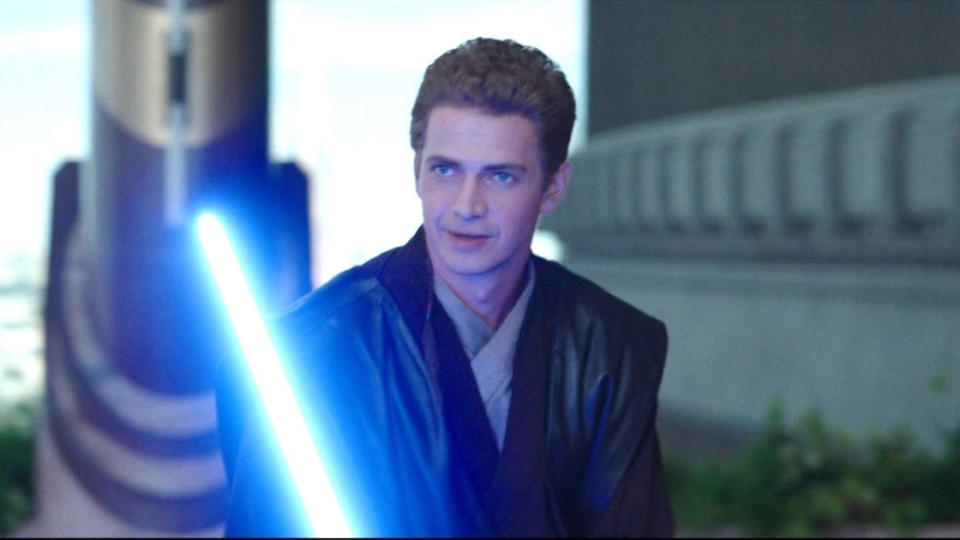 Hayden Christensen as Anakin Skywalker in Obi-Wan Kenobi.