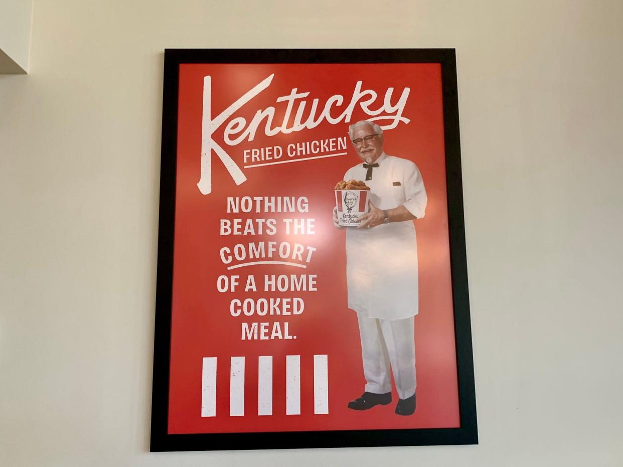 KFC Crystal Bucket signs