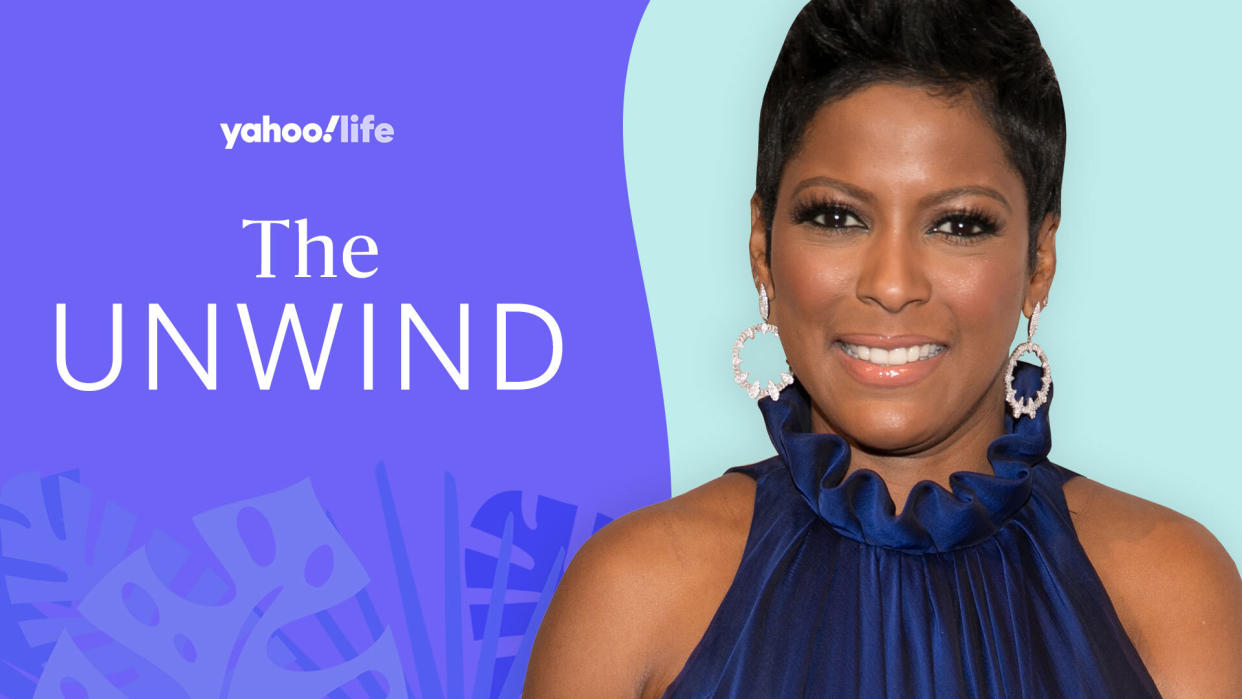 Tamron Hall talks stress, self-care and practicing transcendental meditation. (Photo: Getty Images; designed by Quinn Lemmers)