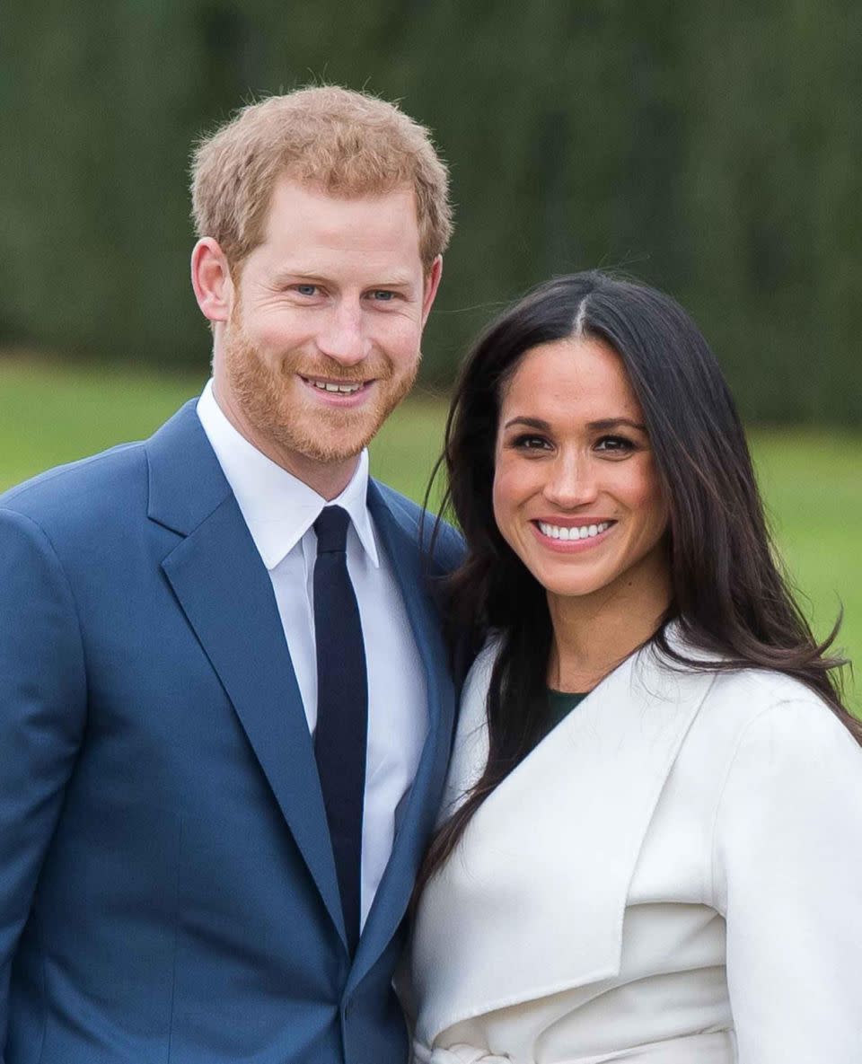 Prince Harry and Meghan Markle announced their royal engagement on Monday. Source: Getty