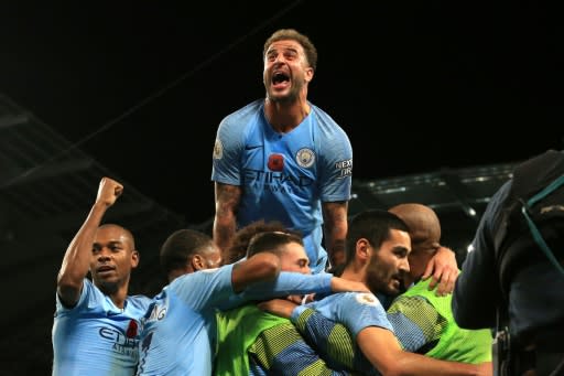 Manchester City moved back to the top of the Premier League with a 3-1 win over Manchester United