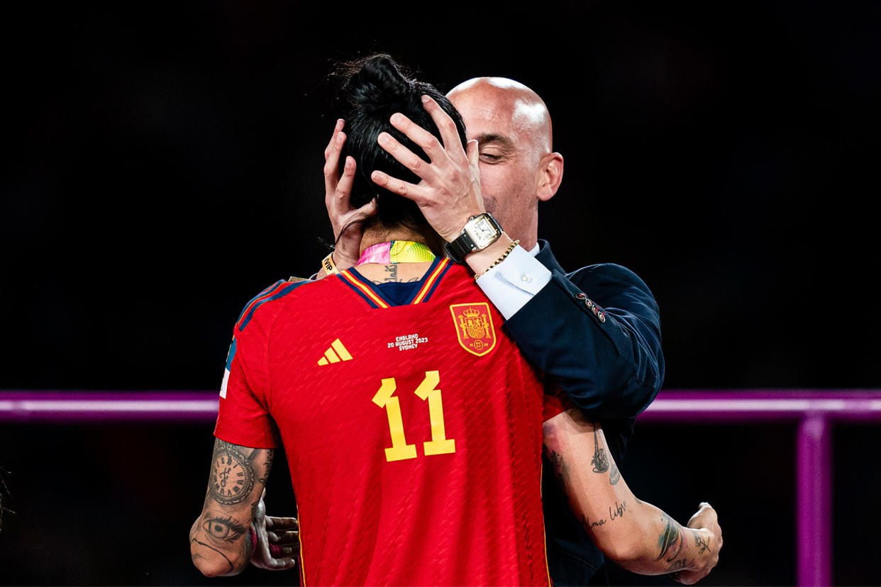 luis rubiales and jennifer hermoso  Noemi Llamas/Eurasia Sport Images/Getty Images