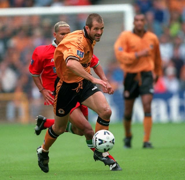 Steve Bull scored for Wolves against Warnock's Scarborough