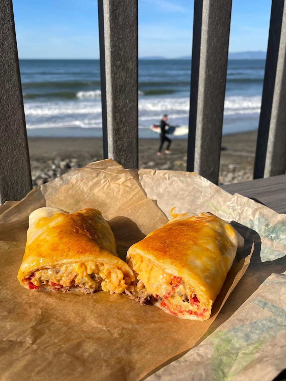 Grilled Cheese Steak Burrito at Taco Bell Pacifica