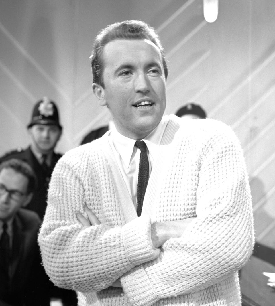 David Frost at the BBC Television Theatre, Shepherd's Bush, where he was preparing for the first night of the 13-week series The Frost Report on BBC1.