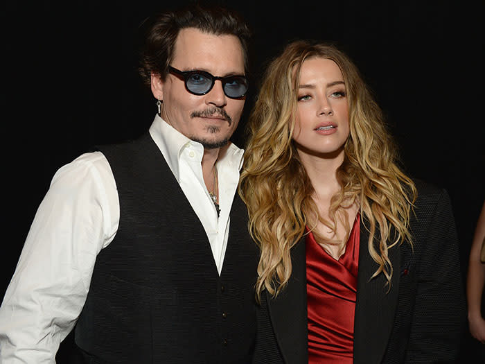 Imagen de Johnny Depp y Amber Heard cuando eran marido y mujer 