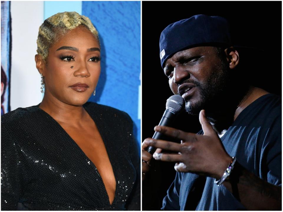 Tiffany Haddish and Aries Spears (Getty Images)