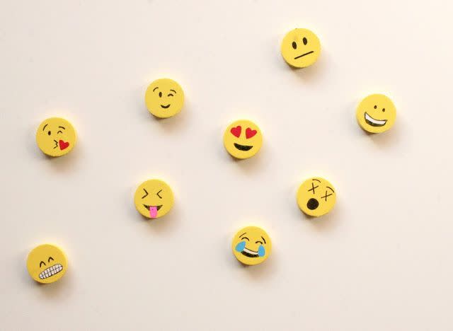 <p>Add some personality — ahem, multiple personalities — to those lockers with these LOL-worthy magnets. All you need are round magnets and some paint (make sure you have plenty of yellow).</p><p><em><a href="http://www.thesurznickcommonroom.com/2015/10/emoji-magnets.html" rel="nofollow noopener" target="_blank" data-ylk="slk:Get the tutorial at The Surznick Common Room »;elm:context_link;itc:0;sec:content-canvas" class="link ">Get the tutorial at The Surznick Common Room »</a></em> </p>