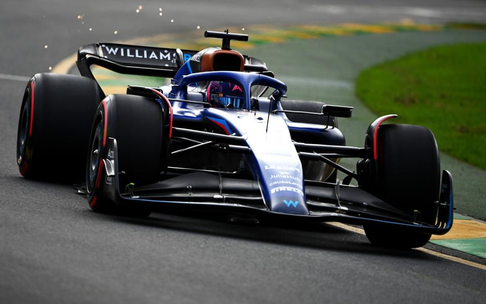 Alexander Albon of Thailand driving the (23) Williams FW45 Mercedes on track during qualifying ahead of the F1 Grand Prix of Australia at Albert Park Grand Prix Circuit on April 01, 2023 in Melbourne, Australia - Quinn Rooney/Getty Images
